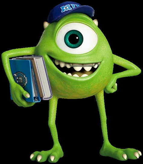 Monster Academy, Monsters Inc Characters, Sully Monsters Inc, Image Monster, Monsters Inc University, Iphone Cartoon, Mike From Monsters Inc, Green Characters, Disney Monsters