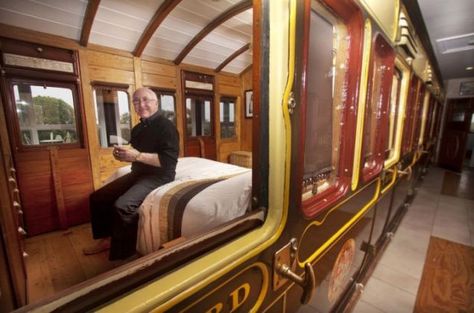 Rail enthusiast: I keep a 130-year-old train carriage inside my house Scenic Train Rides, Train Tour, African Travel, Luxury Train, Victoria Falls, Jaisalmer, Jules Verne, Train Journey, Kyushu