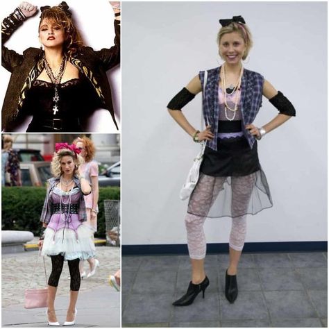 80s Madonna Fashion, Madonna 80s Outfit, Madonna 80s Fashion, Madonna Outfits, 1980s Madonna, Madonna Style, 80s Theme Party Outfits, Madonna Costume, Madonna Dress