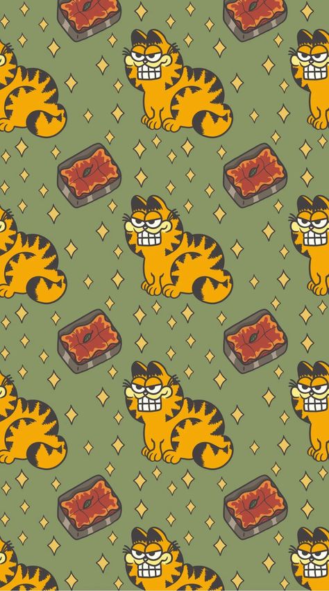 Garfield Wallpaper Explore more American, Cat, Character, Comic, Garfield wallpaper. https://www.whatspaper.com/garfield-wallpaper-3/ Garfield Wallpaper, Character Comic, Cat Wallpapers, Garfield Cat, Garfield And Odie, Cat Character, Orange Background, Pretty Wallpapers Backgrounds, Cat Wallpaper