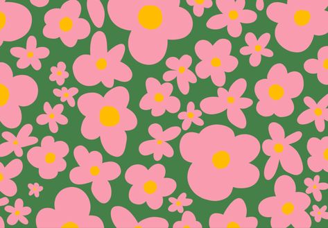 Pink And Green Illustration, Pink And Dark Green Aesthetic, Destop Wallpaper, Pink Wallpaper Laptop, Pink And Green Wallpaper, Green Floral Wallpaper, Pink Wallpaper Ipad, Pink Macbook, Macbook Wallpapers