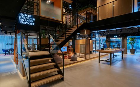 The house of ING | Creneau Bank Office, Banks Office, Warehouse Office, Loft Office, Modern Office Design, Dutch Design, Private Room, Office Inspiration, Office Interior Design