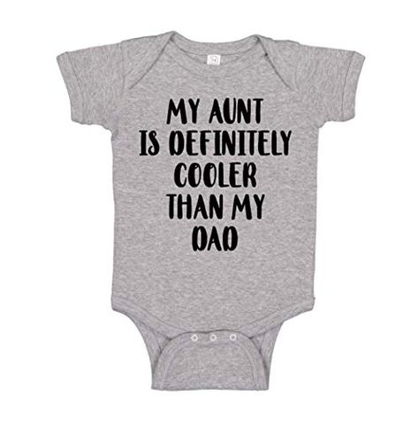 Auntie Things, Auntie Baby Clothes, Auntie Life, Onesie Ideas, Auntie Baby, Baby Aunt, Papa Baby, Neutral Baby Clothes, Infant Boy