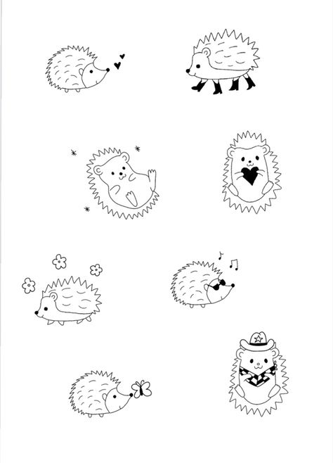 Minimalist Hedgehog Tattoo, Hedgehog Outline Tattoo, Tiny Hedgehog Tattoo, Cute Hedgehog Tattoo, Hedgehog Line Drawing, Doodle Hedgehog, Hedgehog Tattoo Design, Hedgehog Tattoo Ideas, Hedgehog Outline