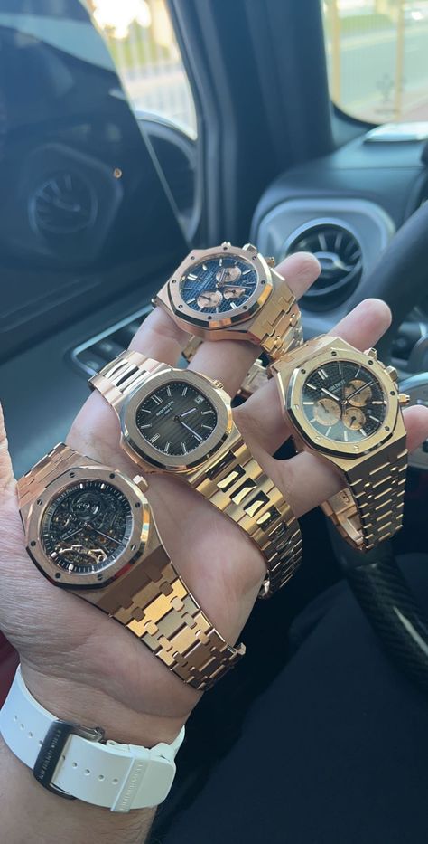 ig : @rafialjidannn Mens Luxury Lifestyle, Urban Jewelry, Fancy Watches, Dope Outfits For Guys, Money And Happiness, Patek Philippe Nautilus, Luxury Watches For Men, Audemars Piguet, Watch Collection