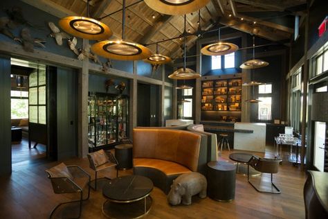 5 New Wine Country Tasting Rooms to Taste at This Month Douglas Fir Flooring, Sonoma Wineries, Yellow Cottage, Leather Wall, Architectural Competition, Top Architects, Property Design, Tasting Room, Wood Burning Fireplace