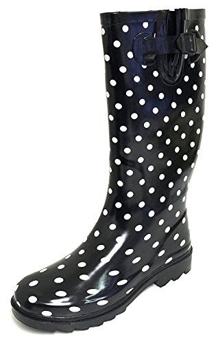 G4U-RB G4U Women's Rain Boots Multiple Styles Color Mid Calf Wellies Buckle Fashion Rubber Knee High Snow Shoes Polka Dot Rain Boots, Women's Rain Boots, Buckle Fashion, Buckles Fashion, Womens Rain Boots, Amazon Shopping, Snow Shoes, Outdoor Shoes, Put On