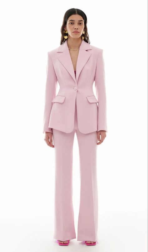 Pink Business Suit Women, Light Pink Suits Women, Pastel Pantsuit, Pink Suit Women, Graduation Suits For Women, Bachelors Graduation, Pink Suits Women, Pink Pantsuit, Linen Suits Women