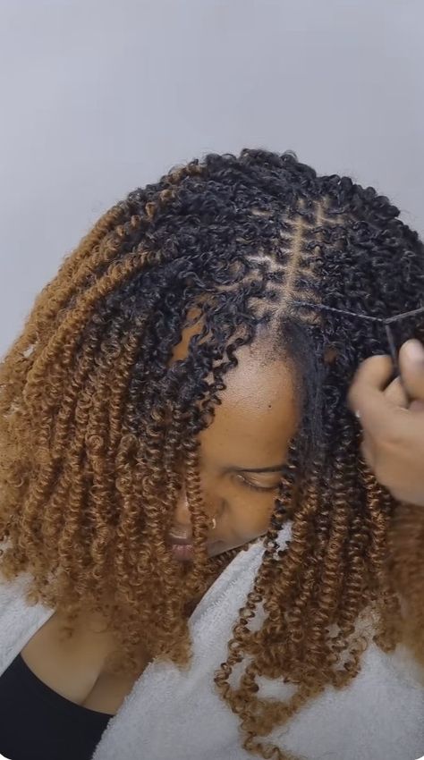 Micro Nubian Twist Hairstyles, Guess Gal Twists Braids, Micro Nubian Twist, Nubian Twist Hairstyles, Nubian Twists, Loc Method Natural Hair, Latest Braided Hairstyles, Micro Braids Hairstyles, Hair Braid Patterns