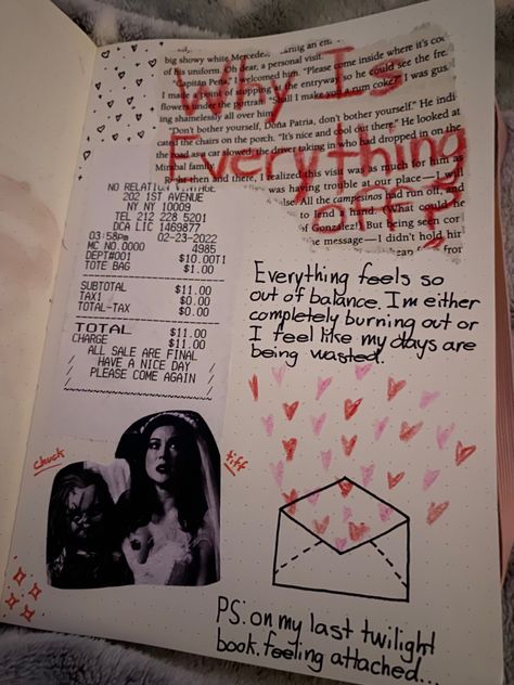 Teenage Journal Aesthetic, Messy Journal Pages, Angry Journaling, Aesthetic Sketchbook Pages Messy, Vent Journal Ideas, Messy Journal Aesthetic, Vent Journal, Journaling Reading, Reading Books Aesthetic