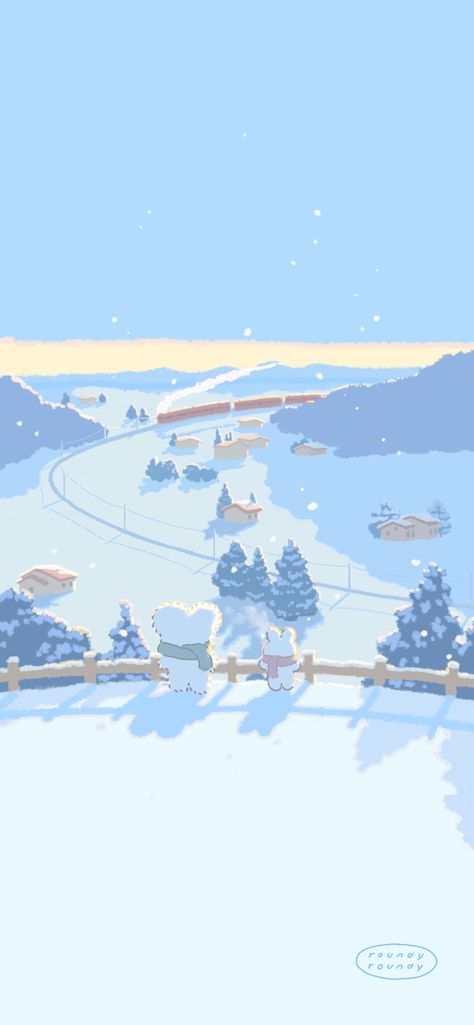 Winter Aesthetic Animated, Cute Wallpapers Winter Aesthetic, Soft Winter Aesthetic Wallpaper, Winter Wallpapers Aesthetic Dark, Cute Phone Backgrounds Winter, Ghibli Winter Wallpaper, Simple Winter Wallpaper Iphone, Cute Winter Phone Backgrounds, Moomin Christmas Wallpaper