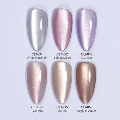 Cat Eye Nails Polish, Cat Eye Colors, Eye Nail Art, Cat Eye Gel Polish, Cat Eye Gel, Cat Eye Nails, New Year's Nails, Minimalist Nails, Eye Gel