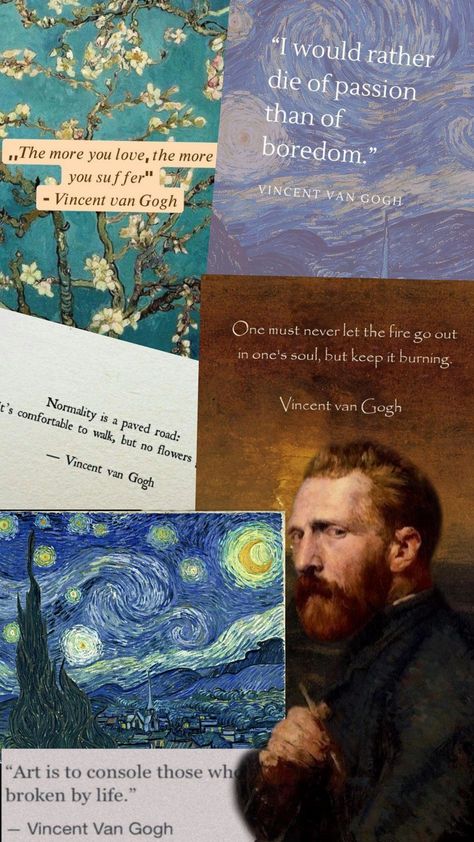 Van Gogh Captions, Van Gogh Painting Ideas, Vincent Van Gogh Aesthetic, Van Gogh Aesthetic, فنسنت فان جوخ, Vincent Van Gogh Quotes, Van Gogh Wallpaper, Van Gogh Quotes, Vincent Van Gogh Art