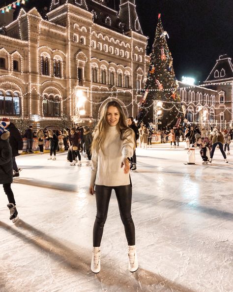 Ice Rink Photoshoot, New Year Magic, Moscow Red Square, Ice Rink, Red Square, Couple Photoshoot, Moscow Russia, Love Affair, Couples Photoshoot