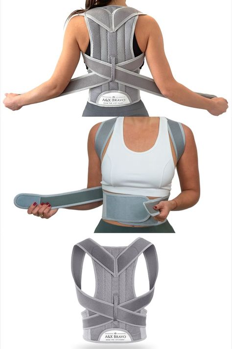 Straight Back Exercise Bad Posture, Back Posture Corrector Exercise, Posture Support Brace, How To Correct Sway Back Posture, Kfc Inspired Recipes, Posture Correction Belt, Indigo Hair, Back Posture Corrector, Posture Corrector