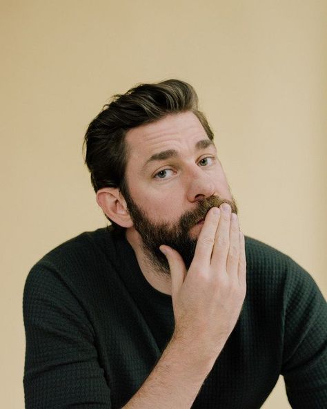 John Krasinski Beard, John Krasinski Photoshoot, John Krasinski Aesthetic, White Lighter, The Minotaur, John Krasinski, Ernest Hemingway, Men's Apparel, Real Man