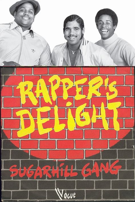 Sugarhill Gang "Rapper's Delight" (1979) — Hear the 14:46-minute 12" single (HD) in my board, "My Music: Disco!" Sugarhill Gang, The Sugarhill Gang, Rappers Delight, Jamel Shabazz, Hiphop Dance, Rapper Delight, Sugar Hill, Hip Hop Songs, Old School Music