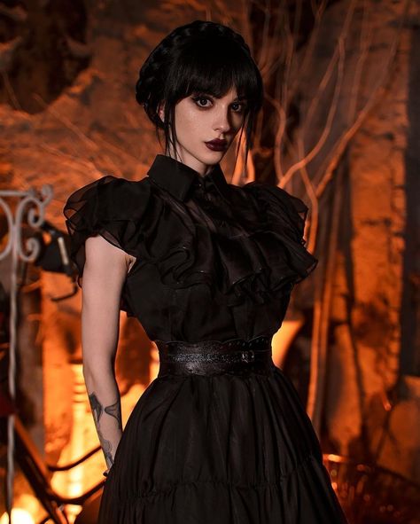 Wednesday Addams Inspired, Wednesday Addams Dress, Addams Dress, Wednesday Dress, Dress Belt, Addams Family, Wednesday Addams, Jenna Ortega, Photo Set