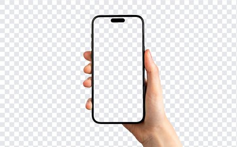 iPhone 15 Transparent Frame in Hand Iphone Frame Png, Iphone Frame, Transparent Icons, Iphone Png, Black Woman Silhouette, Frame Download, Transparent Frame, Mockup Downloads, Png Text