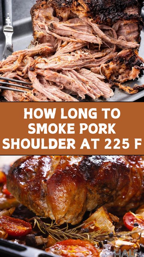 HOW LONG TO SMOKE PORK SHOULDER AT 225 F Smoked Bone In Pork Shoulder, Smoked Jerky, Smoked Pork Shoulder, Pulled Pork Sandwiches, Pork Sandwiches, Boneless Pork Shoulder, Tender Meat, Paprika Pork, Pork Sandwich