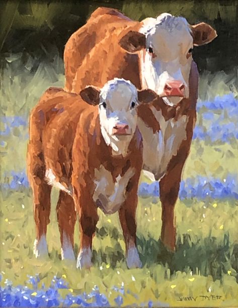 Farm Oil Painting, Animals Oil Painting, Livestock Paintings, Cute Farm Animal Paintings, Oil Art Painting Ideas, Oil Paint Ideas, Oil Painting Ideas Inspiration, Paintings On Canvas Aesthetic, Animal Painting Ideas