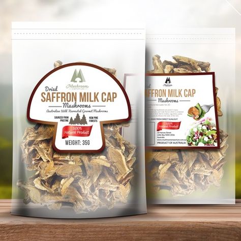 Logos, Mushroom Label Design, Mushroom Packaging Design, Mushroom Ideas, Snack Package, Chip Packaging, Product Packing, Kids Logo Design, Dried Mushrooms