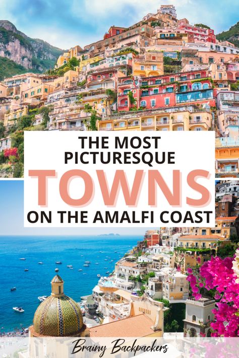 Italian Coast Travel, Amalfi Town Italy, Amalphi Coast, Rome To Amalfi Coast, Amalfi Coast Italy Aesthetic, Amalfi Town, Cliffside Village, Almafi Coast Italy, Amalfi Coast Outfits