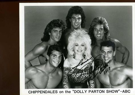 Super cheesy photos of male Chippendales dancers from the 1980s | Dangerous Minds Chippendales Dancers, Dolly Pardon, Dolly Parton Pictures, Larry Bird, Country Music Stars, Body Builder, Hello Dolly, Dolly Parton, American Singers