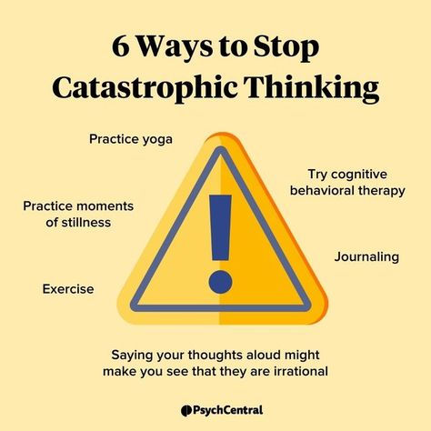 Catastrophizing Thinking, How To Stop Catastrophic Thinking, Stop Catastrophizing, Catastrophic Thinking Quotes, How To Stop Catastrophizing, Thought Distortions, Thought Stopping, Thought Stopping Techniques, Focused Quotes