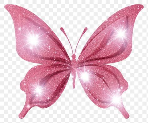 Art White Background, Butterfly Icon, Heart Transparent, Png Butterfly, Petal Art, Png Heart, Butterfly And Flower, Plant Art, Pink Butterfly