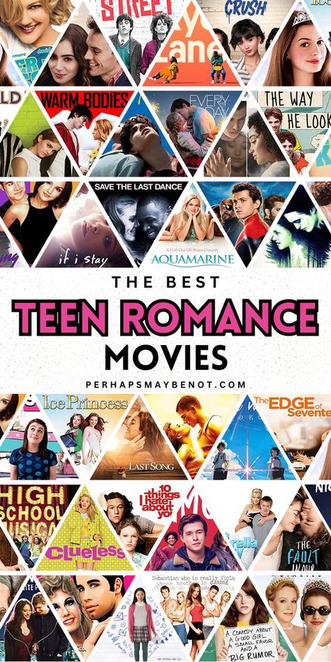 42 Best Teen Romance Flicks for Movie Night ; Opens a new tab Calling all romantics! Are you looking for a cozy night in with a fun movie marathon? If so, you won't want to miss out on our selection of 42 Teen Romance Movies for Movie Night. From the classic coming-of-age stories to the more contemporary rom-coms, these movies are sure to keep you entertained and have you swooning. the sparks fly with our amazing selection of romantic teen movies! #movies #moviechallenge #teenmovies #romance Teen Romance Movies To Watch, Teenage Romance Movies, Movies For Movie Night, Teen Romance Movies, Top Romantic Movies, Movie Night With Friends, Young Romance, Romance Movies Best, Football Movies