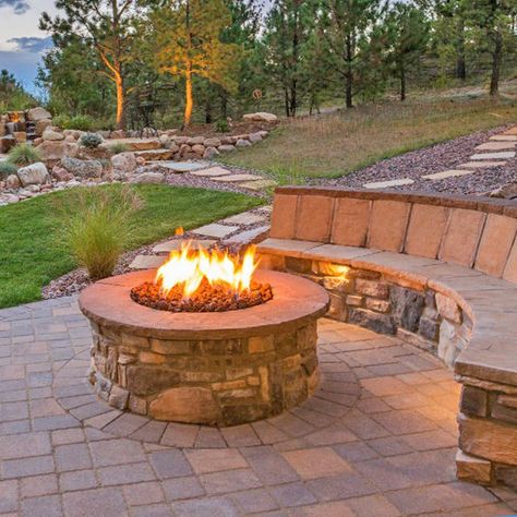 Should I Consider Getting A Portable or Permanent Fire Pit? Round Propane Fire Pit, Round Fire Pit Table, Fire Pit Outdoor, Wood Fire Pit, Round Fire Pit, Outdoor Stone, Gas Fire Pit, Propane Fire Pit, Gas Fire