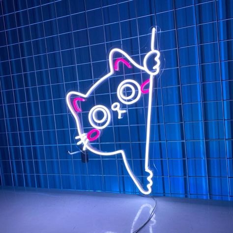 Cat Led Sign, Cat Led Light, Cat Neon Sign, Cat Neon Light, Pet Room Wall Art Decor, Animal Neon Light, Nursery Neon Sign, Gift for Children Let us light up your life with quality LED neon signs for home, business, weddings, events, & more. Take a business logo, song lyrics, a kid's name, or even the shape of your dog, & neon-ify it! We are helping make art accessible with easy-to-design, stylish neon lights. Get creative and design your own neon sign. Your name, motto you live by, your business Nursery Neon Sign, Cinnamoroll Neon Sign, Pet Shop Neon Sign, Tiger Neon Sign, Dog Neon Sign, Cat Neon Sign, Light Nursery, Pet Room, Cat Lead