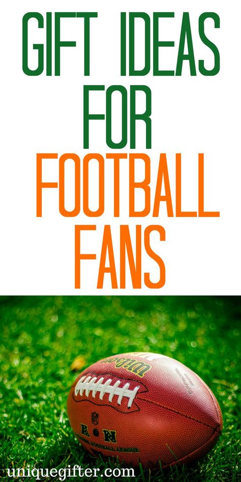 Gift Ideas for Football Fans | What to buy an NFL fan for Christmas | Great Birthday present ideas for a guy who loves football | What to get a tailgater | Big Game Gifts Football Gift Baskets, Best Presents For Men, Football Quiz, Birthday Party Souvenirs, Birthday Present Ideas, Football Outfit, Game Gifts, Rams Football, Gift Baskets For Men