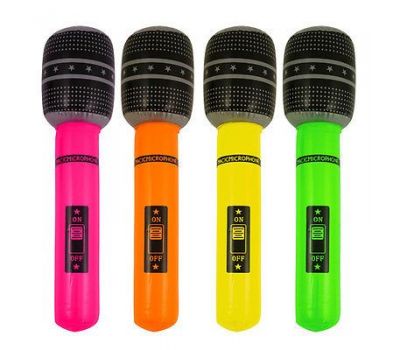 Karaoke Party Favors, Neon Karaoke Party, 80s Music Party Decorations, Neon Fancy Dress, Colored Microphone, Rock Theme Party Amazon.com, Balloon Toys, Neon Birthday Party, Rock N Roll Party