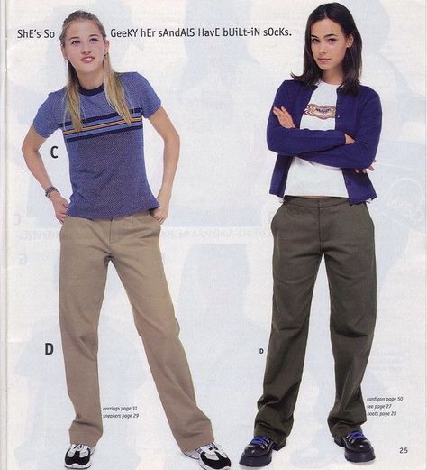 2000s Nerd Fashion, 2000s Catalog, 90s Fashion Catalog, 90s Teen Fashion, 90s Teen, 00s Fashion, Early 2000s Fashion, 90's Fashion, 1990s Fashion