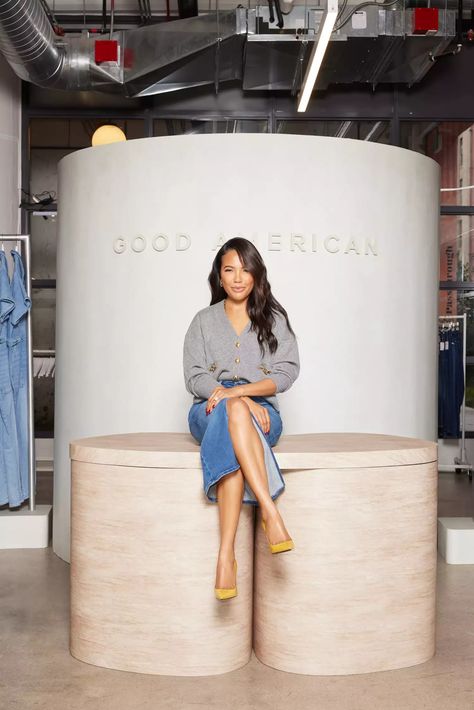 Inside Good American's Latest Open Casting from Ashley Graham and Emma Grede (Exclusive) Emma Grede Style, Model Casting Call, Emma Grede, Boss Woman, Women Ceo, Model Casting, Business Photoshoot, Branding Shoot, American Jeans