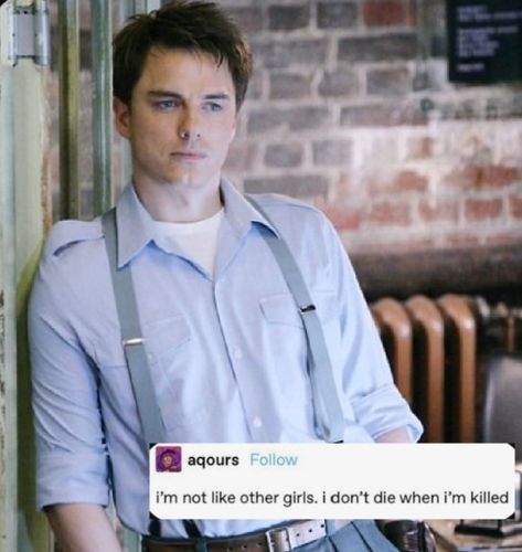 Jack Harkness X Ianto Jones, Jack Harkness Icon, Jack Harkness Fanart, Dr Who Companions, Edgy Boy, Captain Jack Harkness, I'm Not Like Other Girls, Jack Harkness, John Barrowman