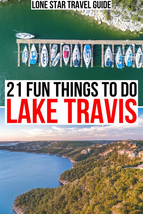 Looking for the best things to do on Lake Travis? From water parks to boat rentals, here's what to do on Lake Travis! best things to do in lake travis austin tx | things to do at lake travis texas | lake travis things to do | what to do in lake travis tx | best lakes in texas | the oasis austin | best water parks lake travis | things to do in lake travis with kids lake travis austin things to do | lake travis bachelorette party | lake travis wedding | lake travis vacation Lake Travis Texas, Lake Travis Bachelorette Party, The Oasis Lake Travis, Lakes In Texas, Bachelorette Party Lake, Lake Travis Austin, Lake Vacations, Travis Wedding, Hiking In Texas