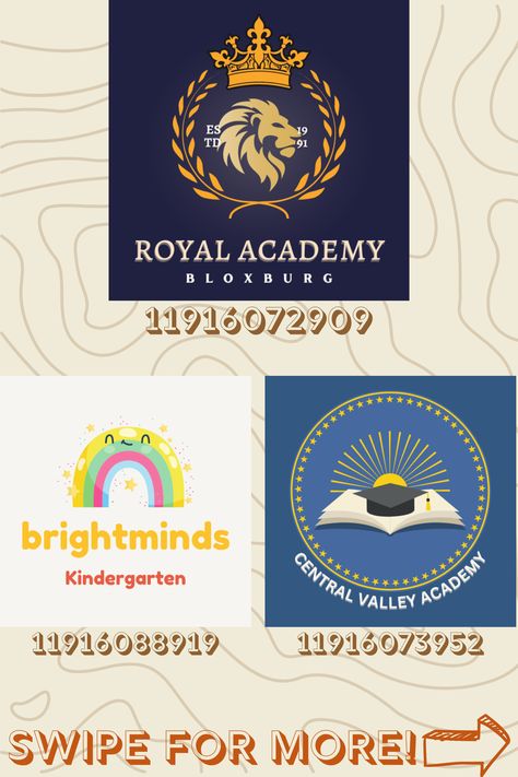 Orphanage Decals Bloxburg, Royal River Academy Bloxburg, Messy Bun Bloxburg Code, Bloxburg Homework Decals, Bloxburg School Nurse Office, Bloxburg Certificate Codes, Bloxburg History Classroom, Bloxburg School Decal Codes Whiteboard, Bloxburg School Classroom Decals