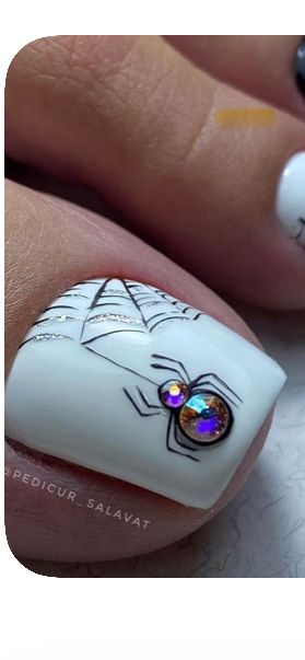 Halloween Toe Nails, Holloween Nails, Unghie Nail Art, Pretty Toe Nails, Cute Toe Nails, Halloween Nail Designs, Toe Nail Designs, Get Nails, Halloween Nail