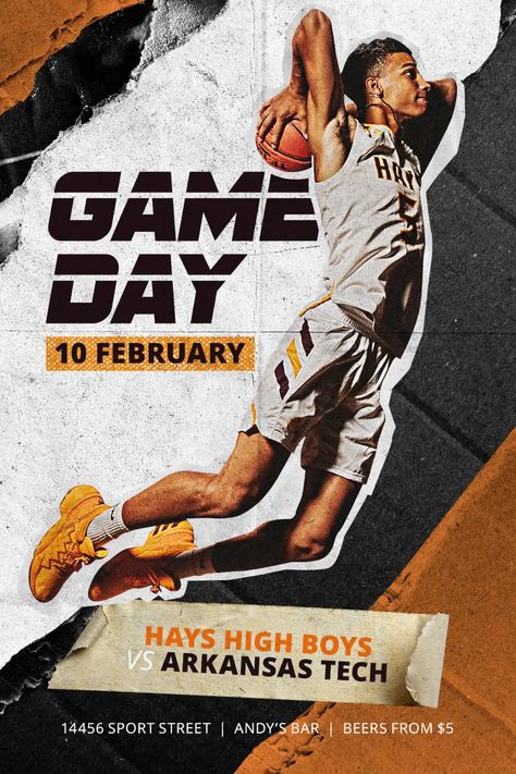 Basketball Event Poster, Sports Event Poster Design, Sports Graphic Design Basketball, Sport Flyer Design Inspiration, Basketball Camp Flyer, And 1 Basketball, Basketball Graphic Design Poster, Sports Program Design, Event Graphic Design Inspiration