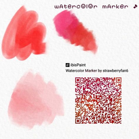 Watercolor marker! Procreate brushes #procreatebrushes brushes #brushes brush #brush free brushes #freebrushes freebrush #freebrush #procreate 8.261 Color Blending Brush Ibis Paint, Watercolor Qr Code Ibis, Watercolor Qr Code Ibispaint, Import Brush Qr Code Ibis Paint, Blending Qr Code Ibispaint, Color Jitter Brush Ibispaint, Marker Qr Code Ibis Paint, Watercolour Ibis Paint Code, Ibis Marker Brush