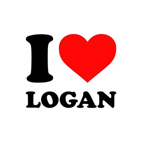 Sticker that says I love Logan (with a red heart) Audrey Name, Logan Name, Brother Best Friend, Girlfriends Day, Boyfriend Names, Snapchat Stickers, Boyfriends Girlfriends, 2160x3840 Wallpaper, Love My Man