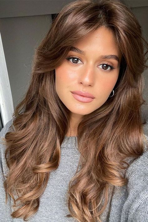 Bronze Hair Color, Warm Brown Hair Color, Hair Colour Trends, Brown Hair Color Shades, Caramel Brown Hair, Warm Hair Color, Warm Brown Hair, Bronze Hair, Honey Brown Hair