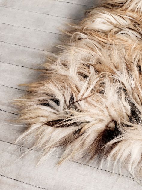 Fuzzy Shepherd Rug - Romb Moon Interior, Collected Interiors, Bauhaus Chair, Flokati Rug, Taurus Moon, Walnut Desks, Lavender Soap, Oak Sideboard, Curated Design