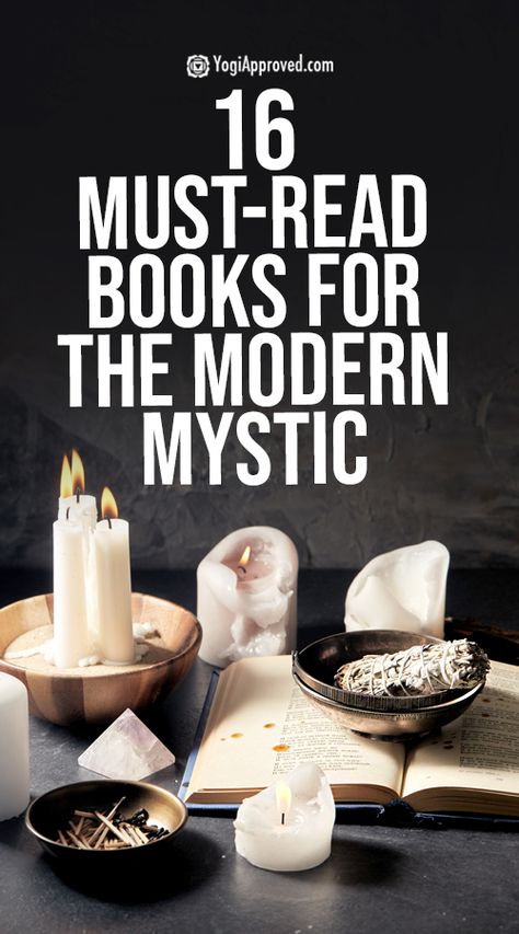 16 Modern Mystic Must-Read Books | YogiApproved.com Psychic Books, Beginner Witchcraft, Losing Weight After 40, Psychic Development Learning, Moon Vibes, Magical Books, Metaphysical Books, Earth Magic, Modern Mystic