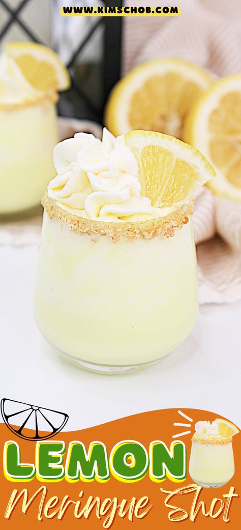 Lemon Meringue Pie Jello Shots, Lemon Meringue Pie Drink, Lemon Cocktail Pie, Lemon Meringue Martini, Merangue Pie, Lemon Shots, Easy Drinks To Make, Boat Drinks, Whipped Vodka