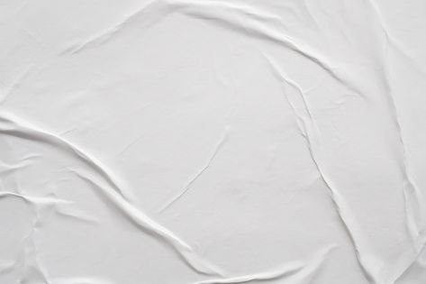 Blank white crumpled and creased paper p... | Premium Photo #Freepik #photo #glued #grunge-paper #crumpled #old-paper Creased Paper, Paper Crumpled, Poster Texture, Crumpled Paper Background, About Blank, Grunge Paper, Paper Background Texture, Paper Poster, Texture Background