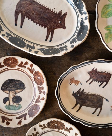 Nickey • Kehoe’s Instagram profile post: “The Limited Edition Fall Collection by Rebekah Miles is online and in-shop now! The collection is filled with handmade one-of-a-kind pieces…” Home Manifestation, Nickey Kehoe, Antique Folk Art, Surface Decoration, Fall Collection, Fall Collections, The Limited, I Fall, Handmade Ceramics